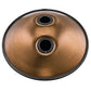 MEINL Sonic Energy Sensory Handpan, Stainless Steel, Bb2 Amara, 9 Notes, 432 Hz, Vintage copper detail view 5 at Luna Panther