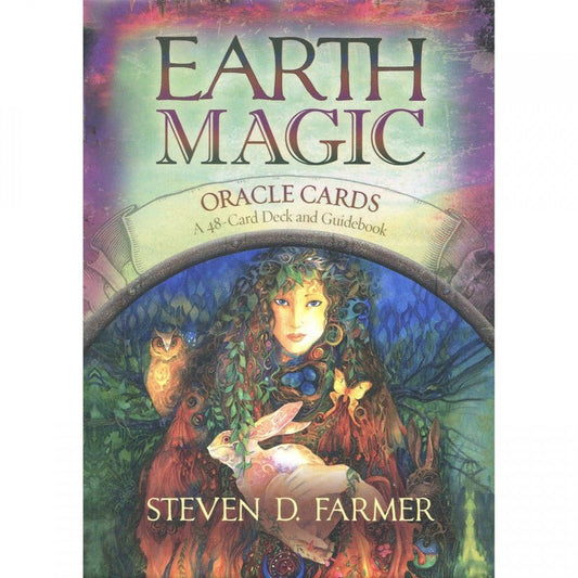 Polished Earth Magic Oracle Cards featuring natural patterning and unique variations - Luna Panther