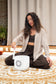 MEINL Sonic Energy Crystal Singing Bowl 9" - 432 Hz, Lotus Flower detail view 6 at Luna Panther