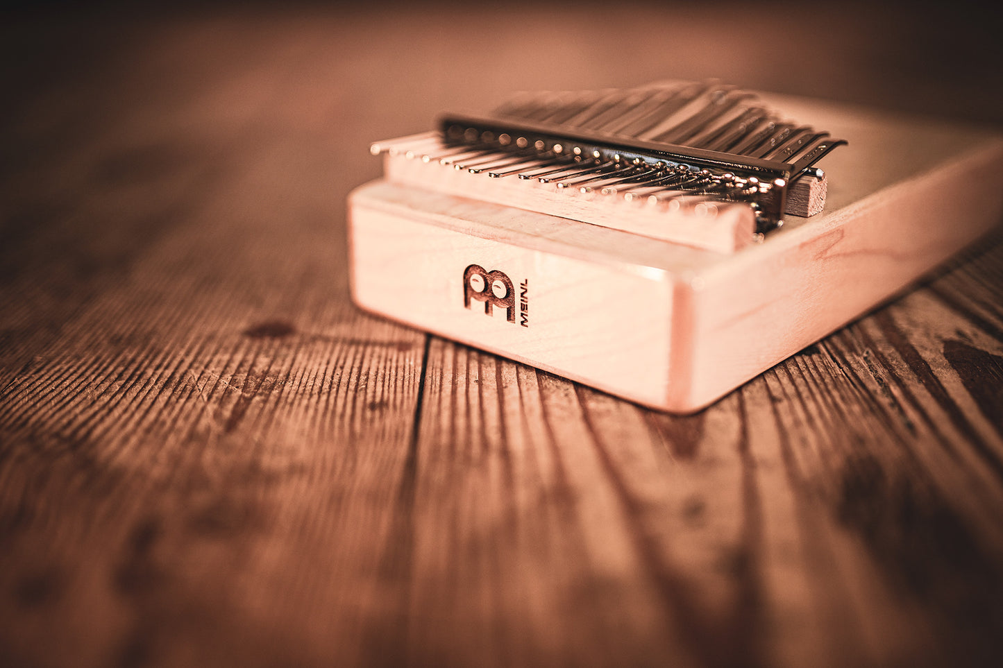 Meinl Sonic Energy Solid Kalimba - 17 notes, maple detail view 15 at Luna Panther