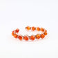 Copper & Carnelian Crystal Bracelet
