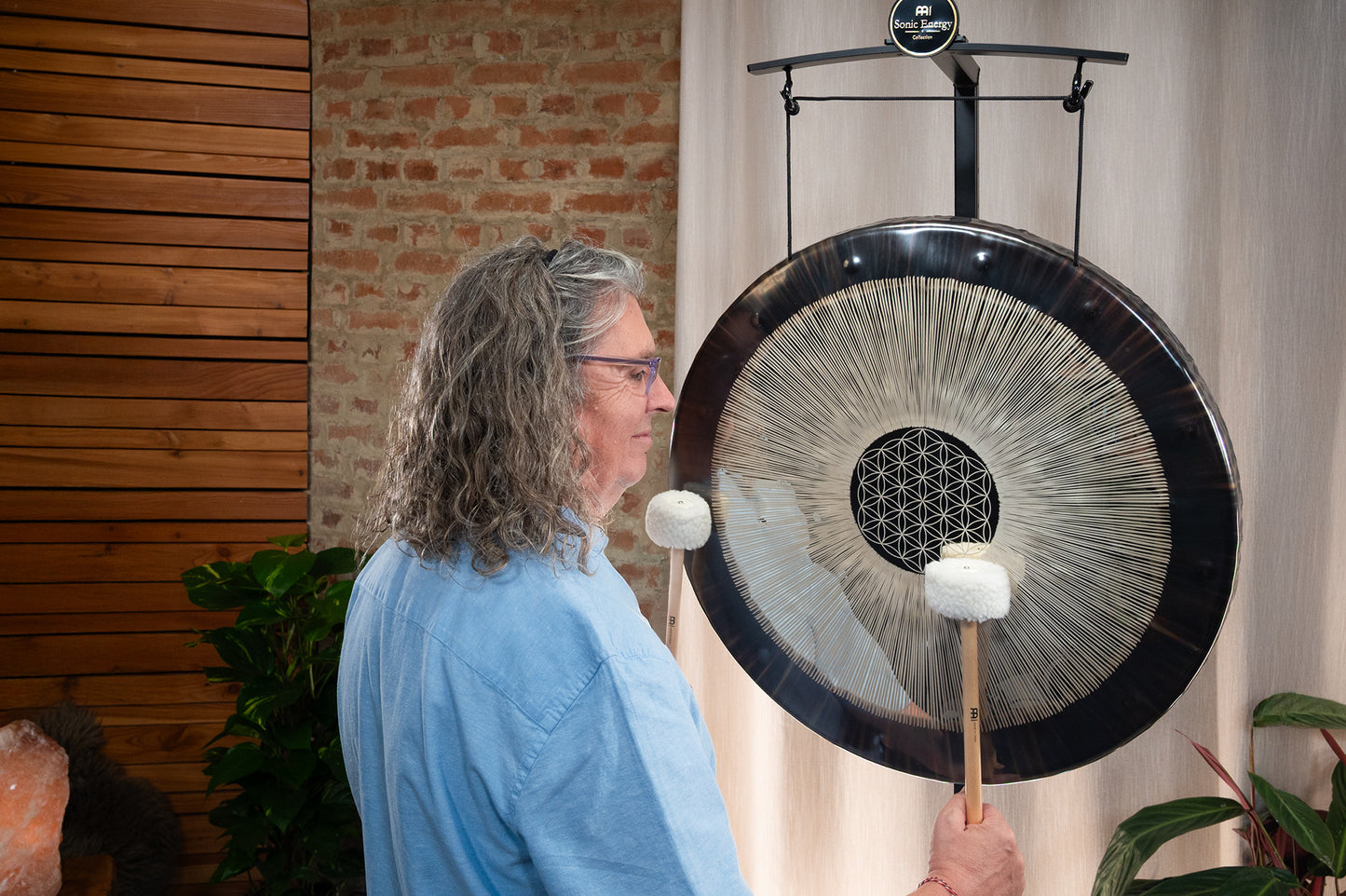 MEINL Sonic Energy 24" Flower of Life Soundscape Gong, 64 Hz detail view 10 at Luna Panther