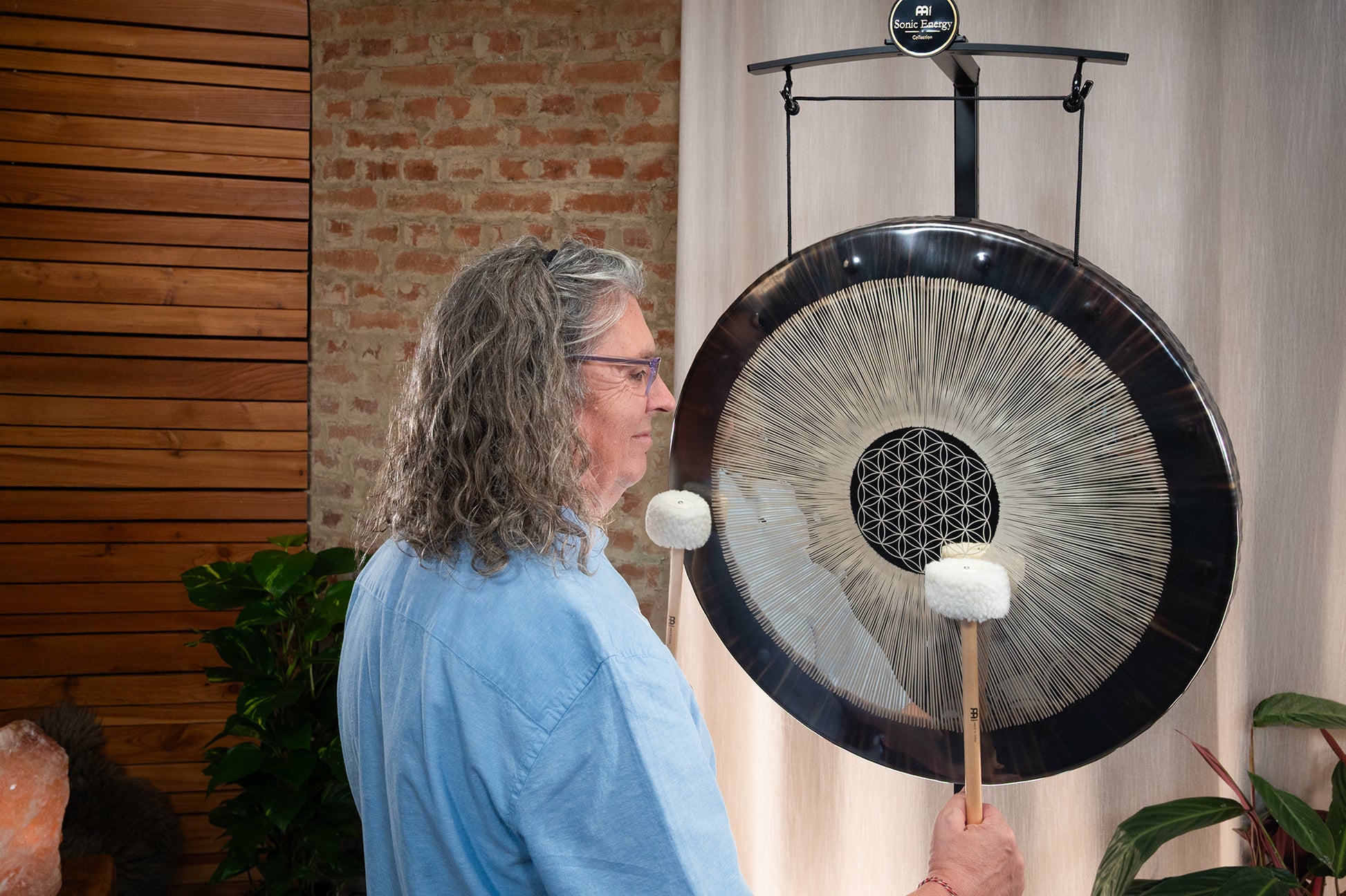 MEINL Sonic Energy 24" Flower of Life Soundscape Gong, 64 Hz detail view 10 at Luna Panther