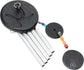 MEINL Sonic Energy Chakra Meditation Chime 25"/64 cm - 432 Hz - Silver detail view 8 at Luna Panther