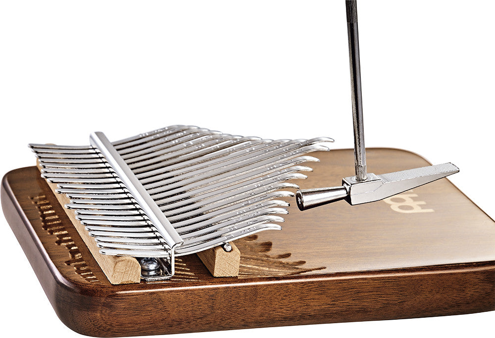 Meinl Sonic Energy Solid Kalimba - 21 notes, black walnut detail view 5 at Luna Panther