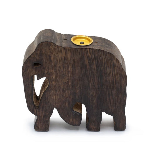 Elephant Incense Cone and Stick Holder - Luna Panther alternate view