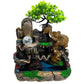 Elephants in Love Tabletop Water Feature with Crystal Ball, Light & Watermill - Luna Panther