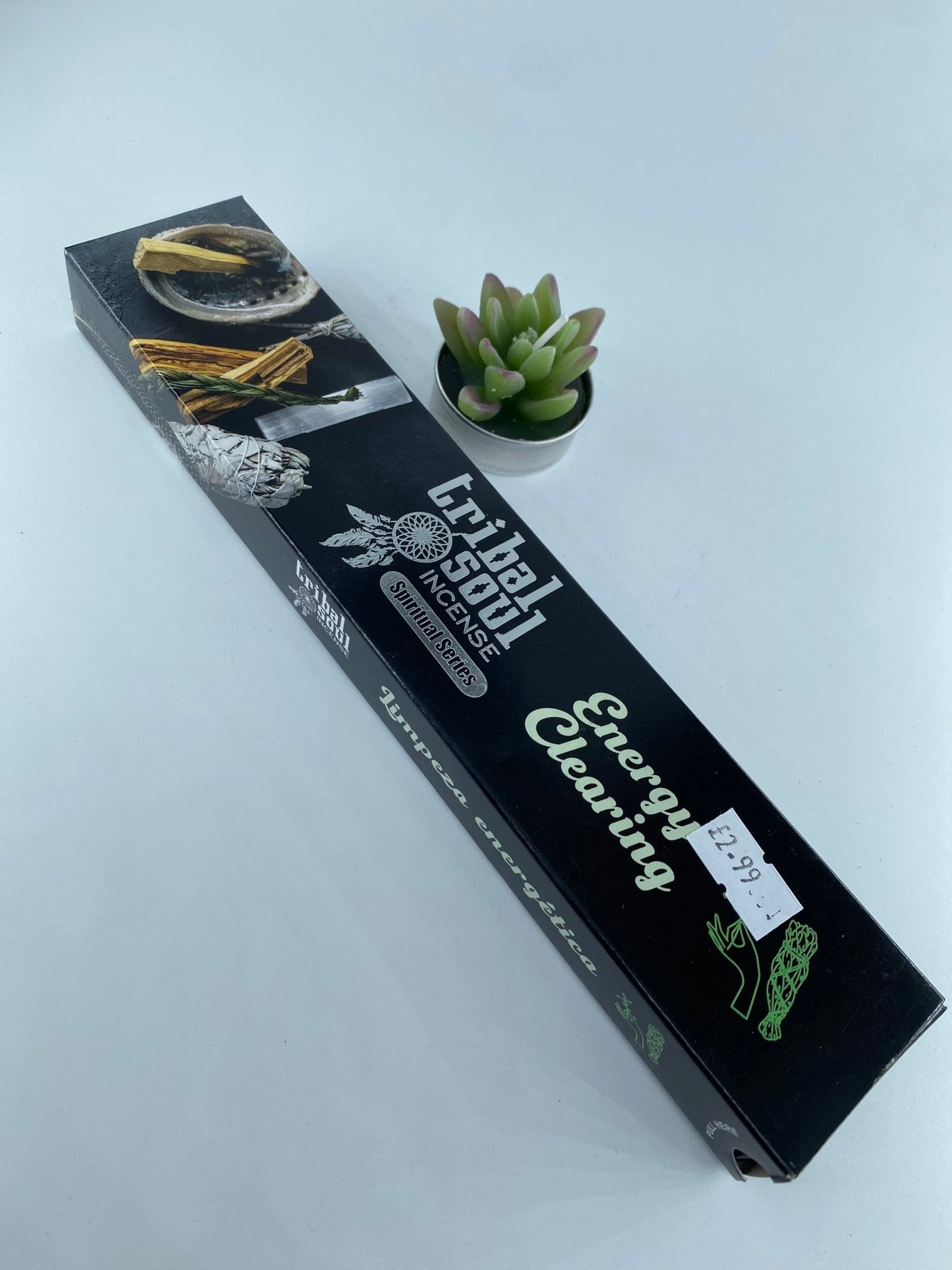 Polished Energy Clearing - Tribal Soul Incense featuring natural patterning and unique variations - Luna Panther