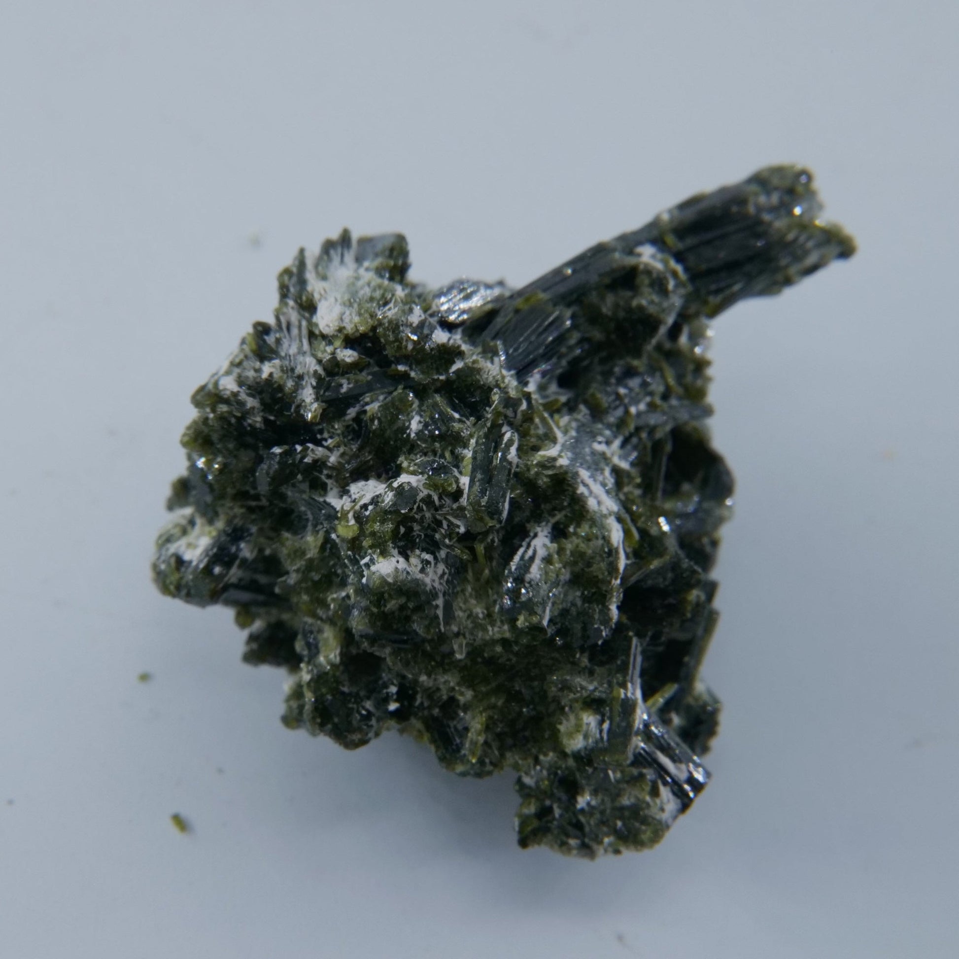Epidote Specimen with Calcite Pakistan Grade A 35g - Luna Panther