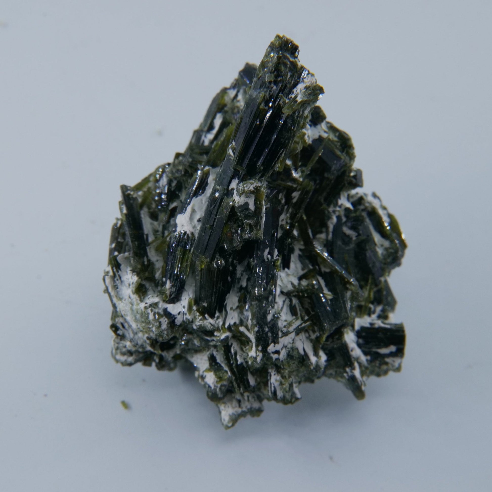 Epidote Specimen with Calcite Pakistan Grade A 35g - Luna Panther