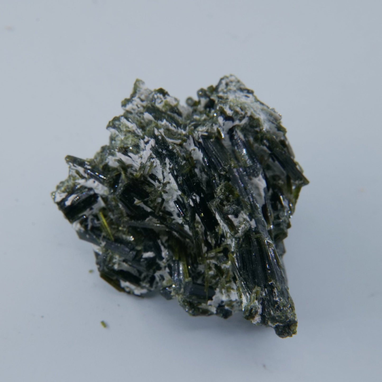 Epidote Specimen with Calcite Pakistan Grade A 35g - Luna Panther