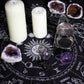 Esoteric Fringed Altar Cloth - Horoscope - Luna Panther