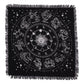 Esoteric Fringed Altar Cloth - Horoscope - Luna Panther