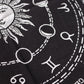 Esoteric Fringed Altar Cloth - Horoscope - Luna Panther