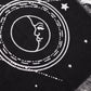 Esoteric Fringed Altar Cloth - Moon & Sun Chart - Luna Panther