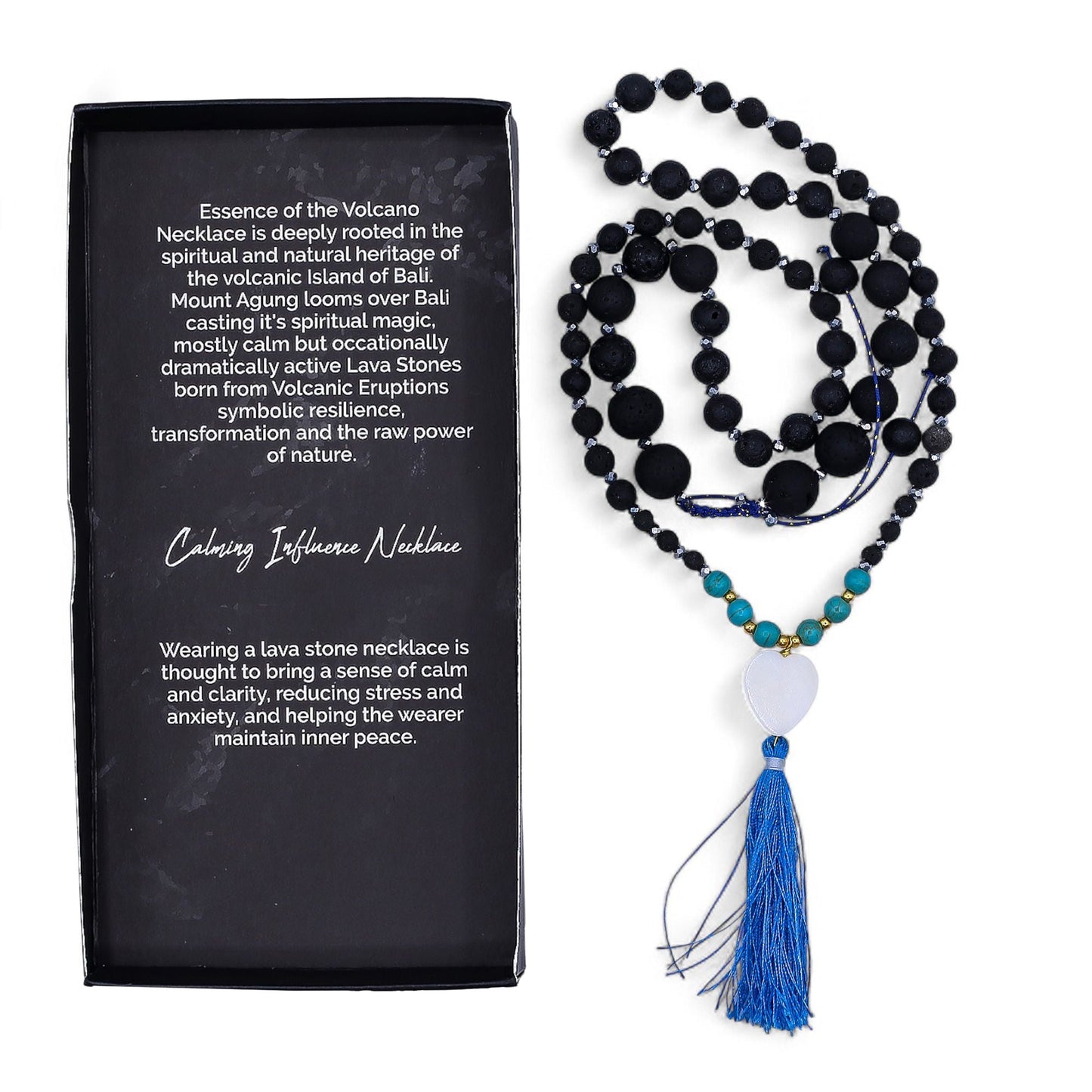 Essence of the Volcano Necklace - Calming Influence - Luna Panther