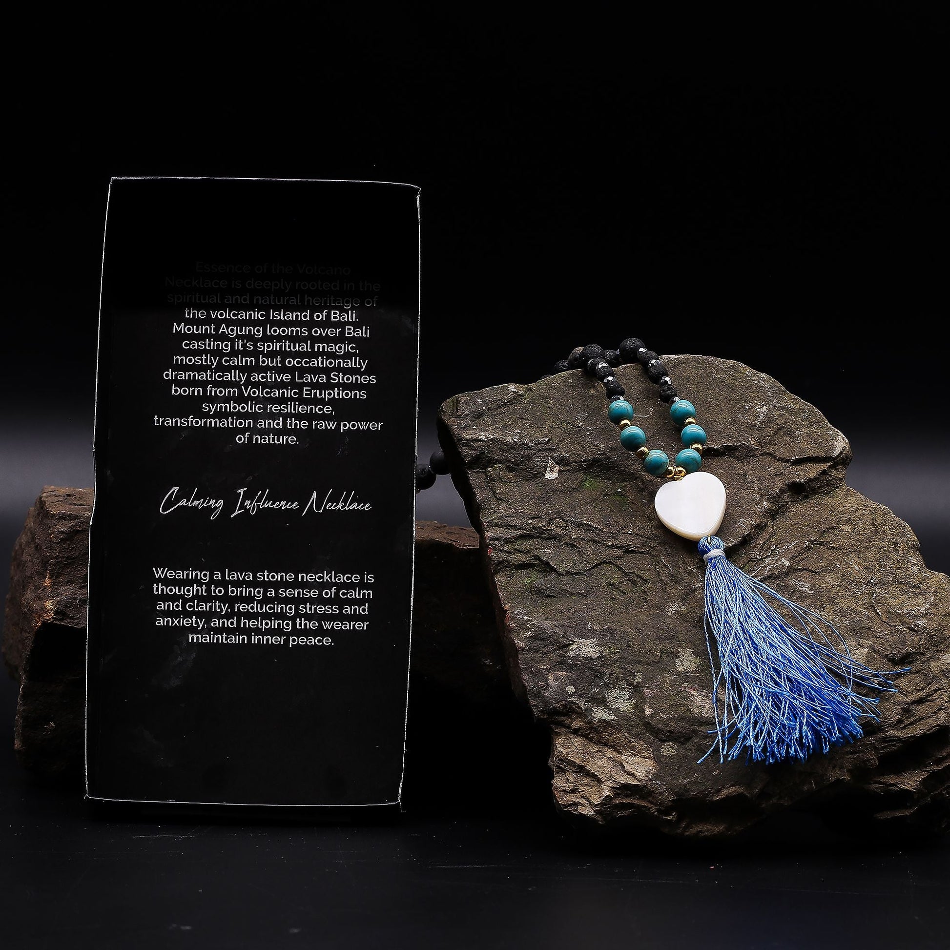 Essence of the Volcano Necklace - Calming Influence - Luna Panther