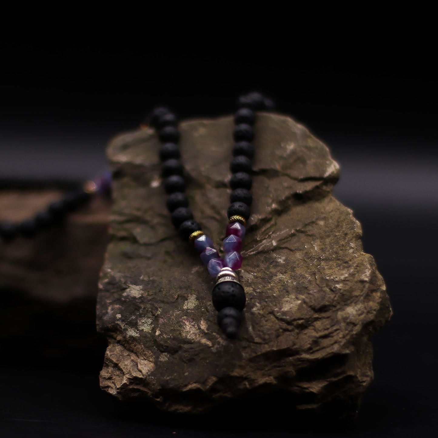 Essence of the Volcano Necklace - Embracing the Dark Side - Luna Panther