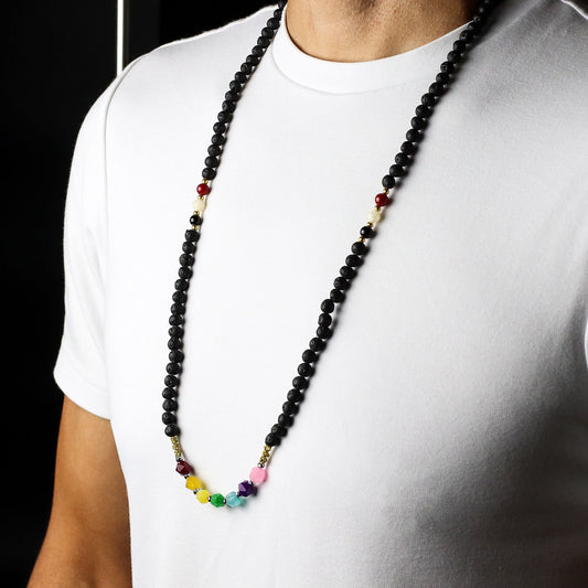 Essence of the Volcano Necklace - Emotional Healing - Luna Panther alternate view