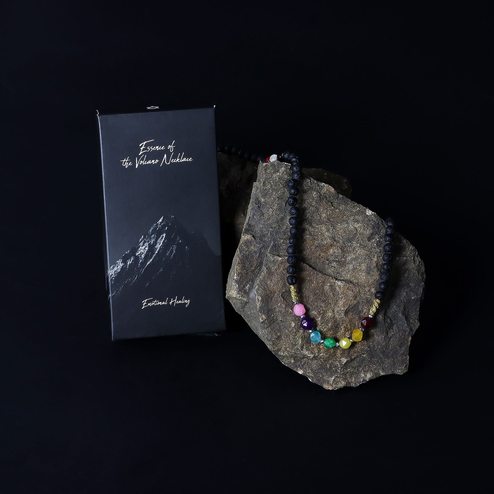 Essence of the Volcano Necklace - Emotional Healing - Luna Panther