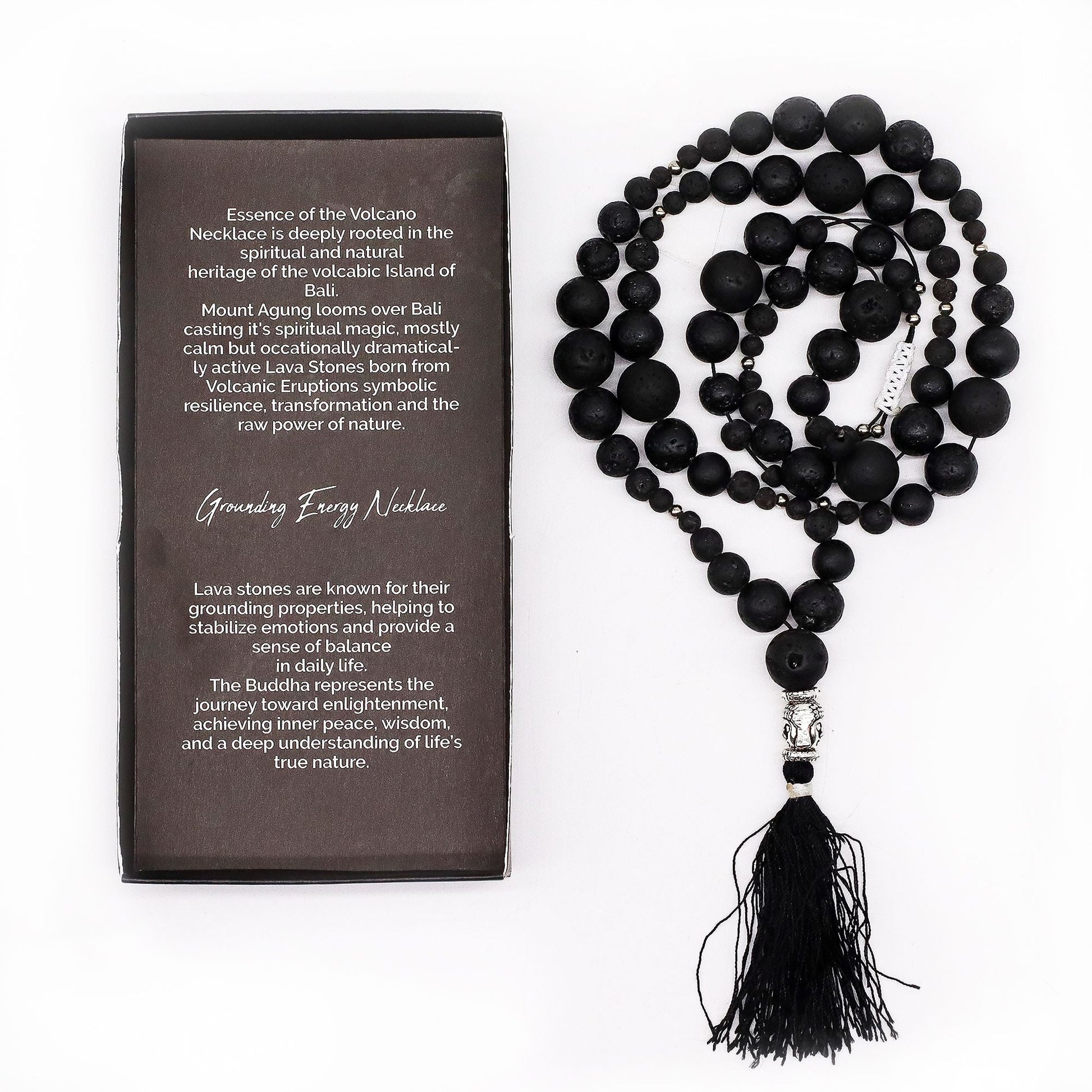 Essence of the Volcano Necklace - Grounding Energy - Luna Panther