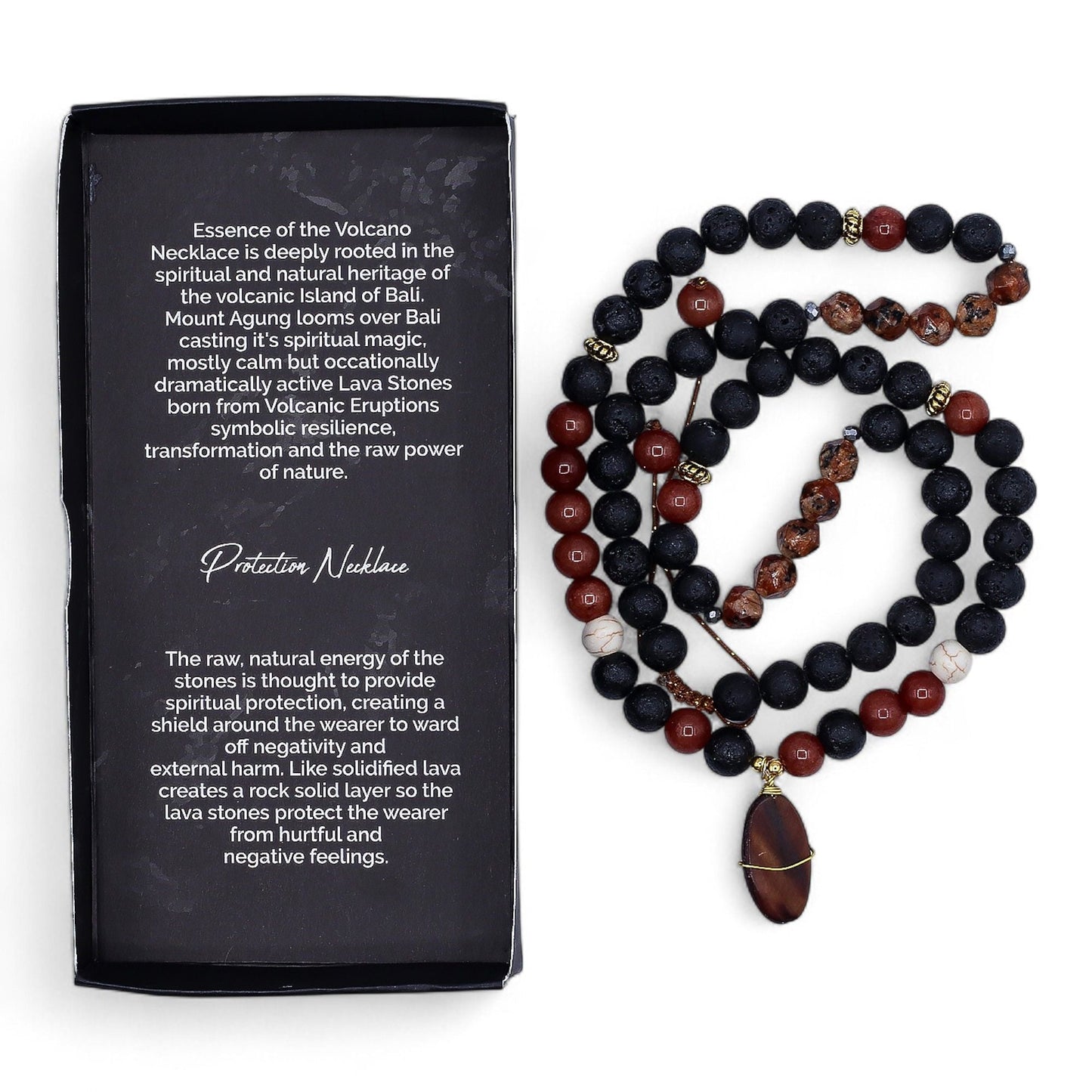 Essence of the Volcano Necklace - Protection - Luna Panther