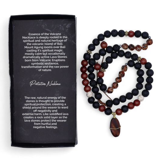 Essence of the Volcano Necklace - Protection - Luna Panther