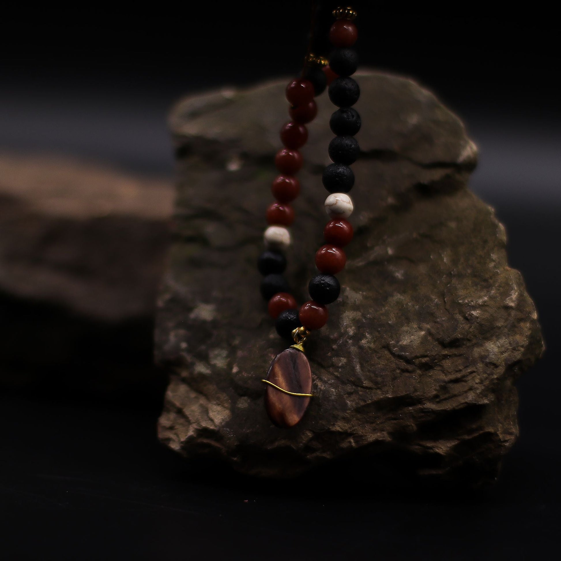 Essence of the Volcano Necklace - Protection - Luna Panther