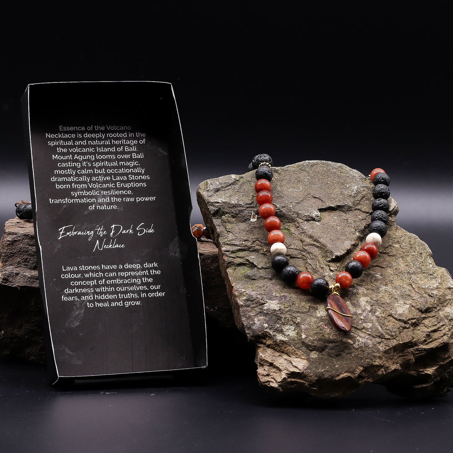 Essence of the Volcano Necklace - Protection - Luna Panther