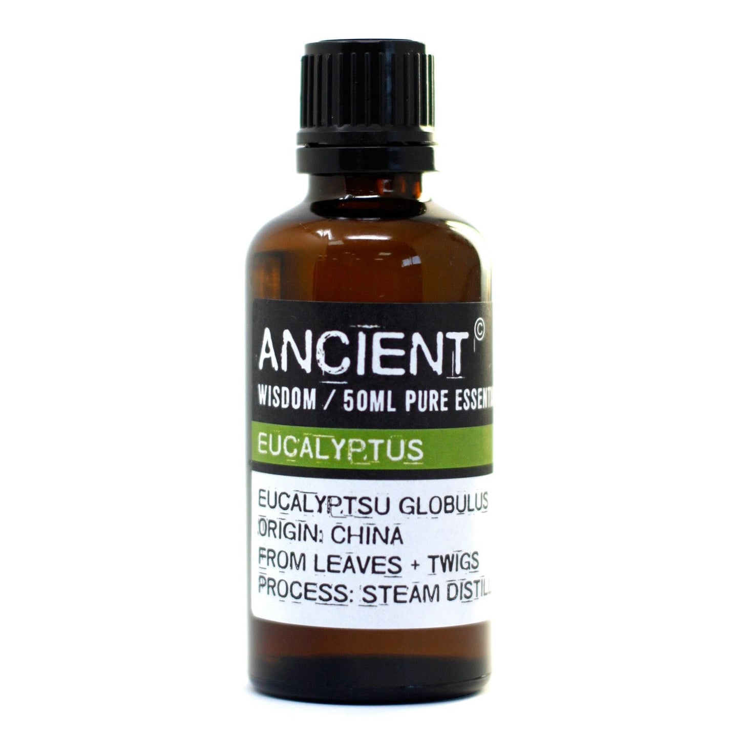 Polished Eucalyptus 50ml featuring natural patterning and unique variations - Luna Panther