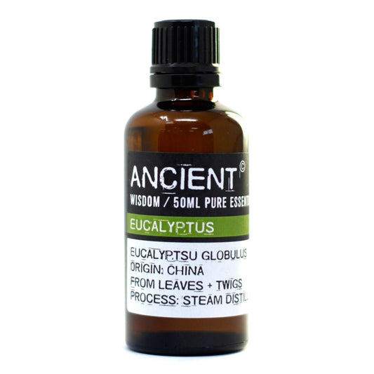 Polished Eucalyptus 50ml featuring natural patterning and unique variations - Luna Panther