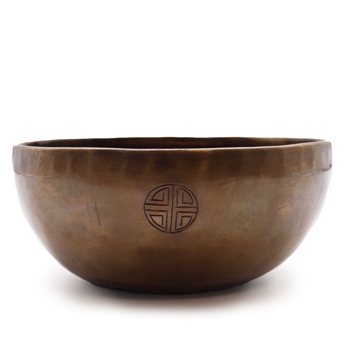 Polished Extra Large Indian Moon Phase Singing Bowl - (approx 1500g) - 22cm featuring natural patterning and unique variations - Luna Panther