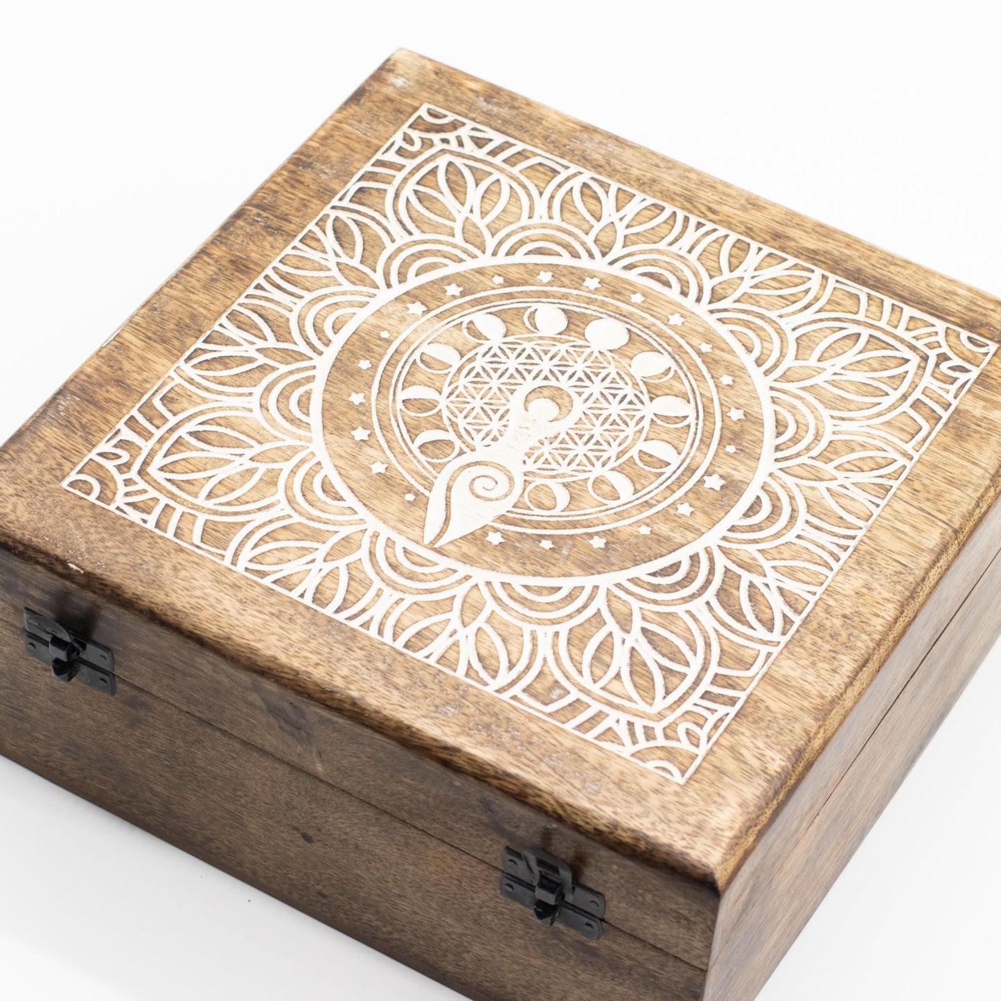 Extra Large Mango Box - Moon Phase Goddess - Luna Panther