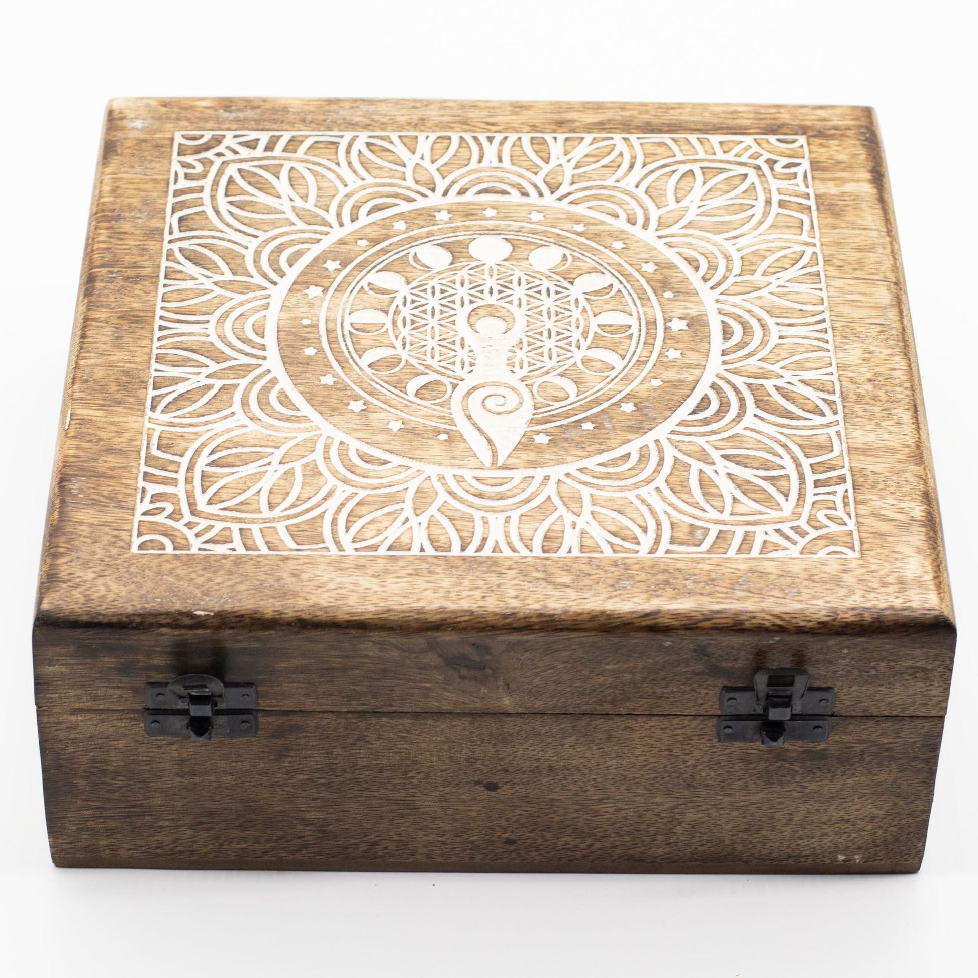Extra Large Mango Box - Moon Phase Goddess - Luna Panther