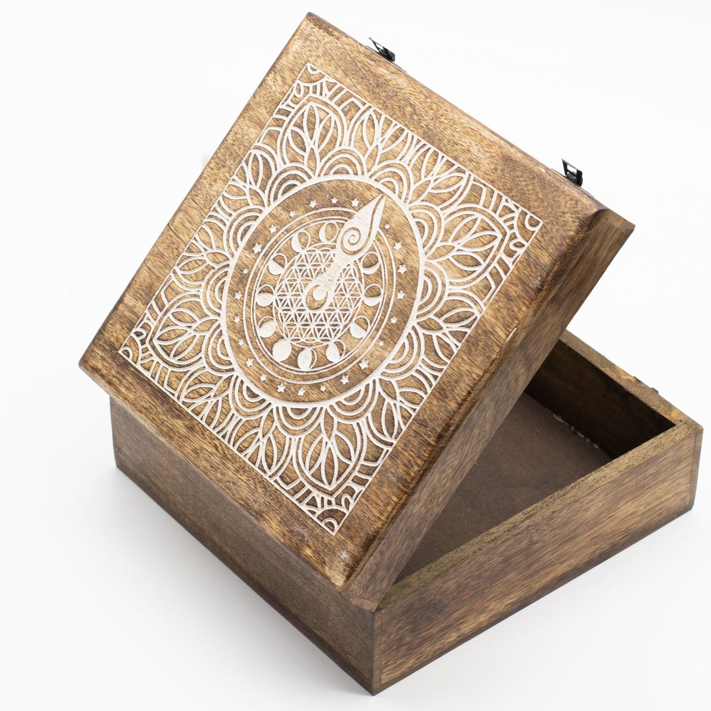 Extra Large Mango Box - Moon Phase Goddess - Luna Panther