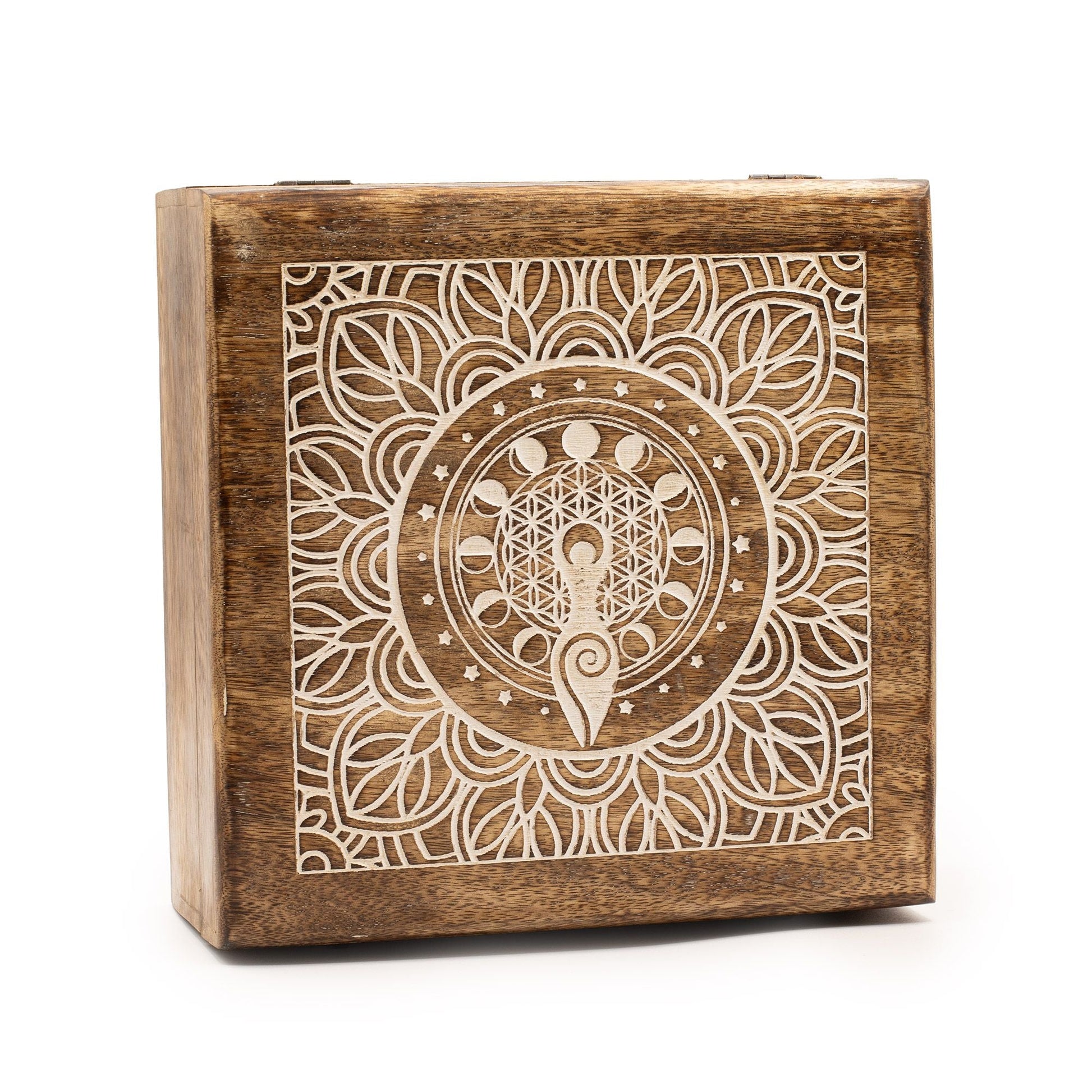 Extra Large Mango Box - Moon Phase Goddess - Luna Panther