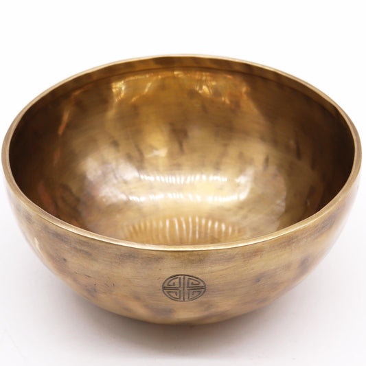 Polished Extra Large Nepalese Moon Bowl - (approx 1450g) - 22cm featuring natural patterning and unique variations - Luna Panther