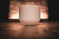 MEINL Sonic Energy White-Frosted Crystal Singing Bowl 8" - B4/Crown Chakra/432 Hz detail view 2 at Luna Panther