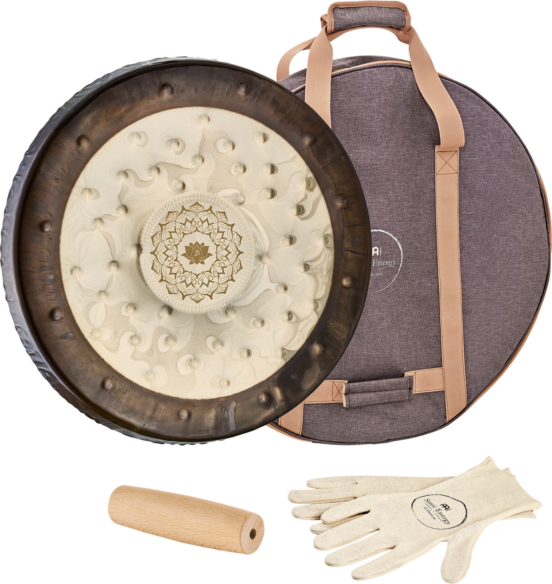 MEINL Sonic Energy 22" Soundscape Gong, Om Lotus detail view 12 at Luna Panther