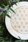 MEINL Sonic Energy 18" Flower of Life Wave Drum, goat heads detail view 3 at Luna Panther