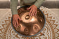 MEINL Sonic Energy Sensory Handpan, Stainless Steel, F Pygmy, 11 Notes, 440 Hz, Vintage copper detail view 10 at Luna Panther