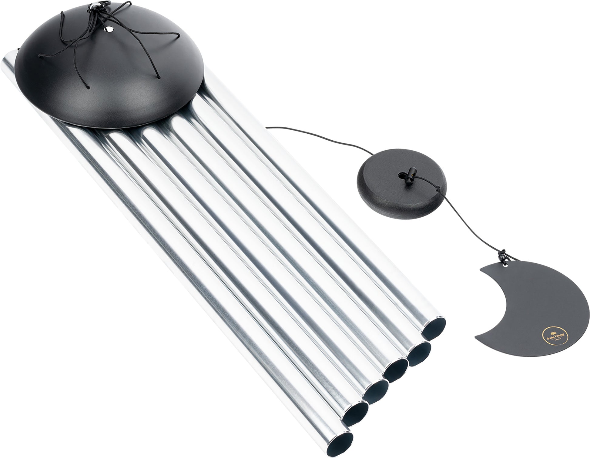 MEINL Sonic Energy Moon Meditation Chime 44"/110 cm - 432 Hz - Round Arch/Silver detail view 10 at Luna Panther