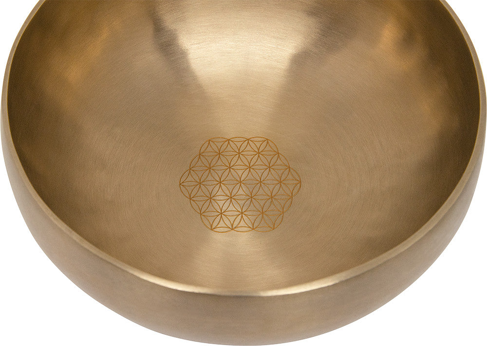 MEINL Sonic Energy Synthesis Series Flower of Life Singing Bowl - 1000g detail view 2 at Luna Panther