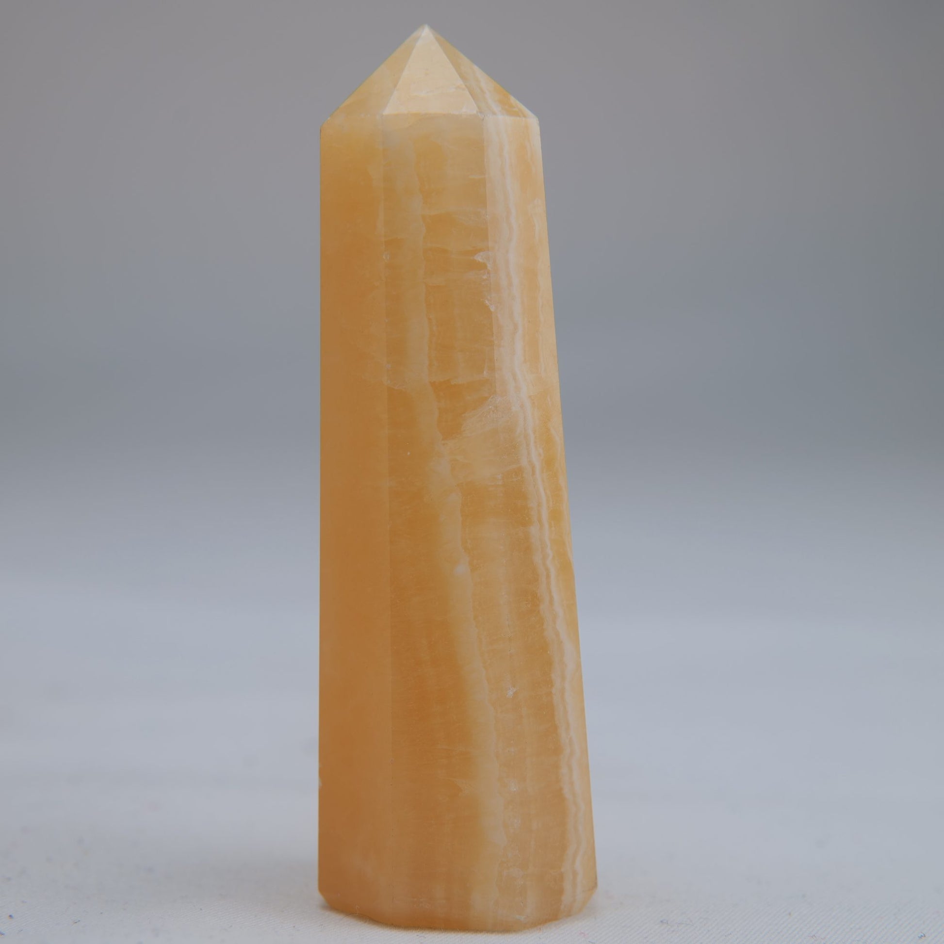 Yellow Banded Calcite Point 65g additional-3