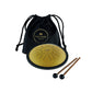 MEINL Sonic Energy Small Steel Tongue Drum 7" - C Minor/8 Notes/440 Hz - Gold detail view 9 at Luna Panther