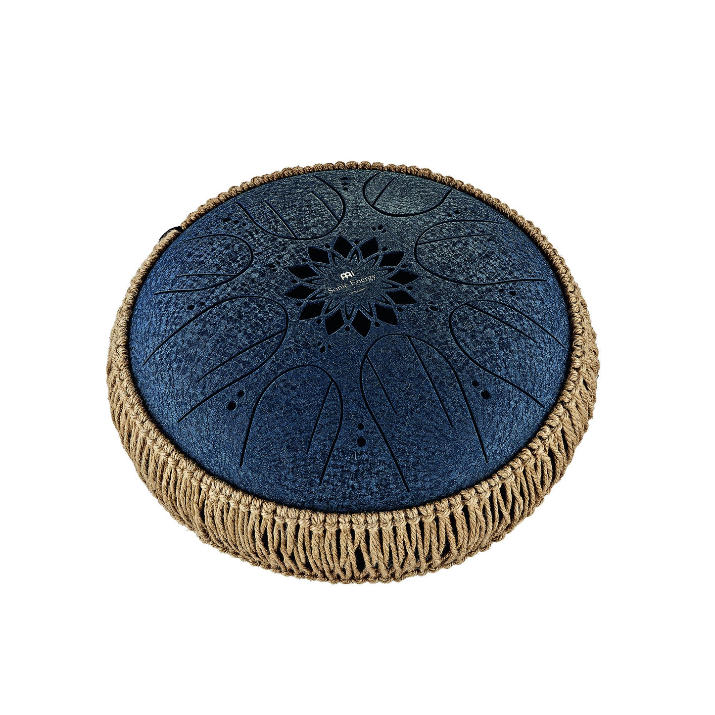 MEINL Sonic Energy Medium Octave Steel Tongue Drum 10" - C Minor/8 Notes/432 Hz - Navy Blue at Luna Panther