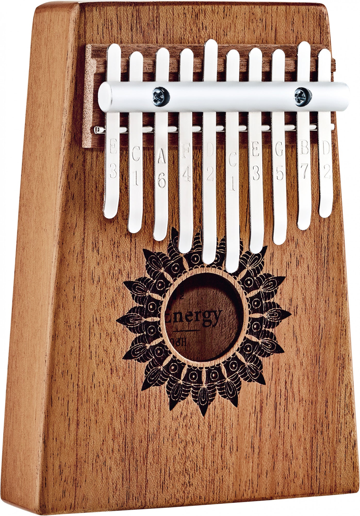 Meinl Sonic Energy Soundhole Kalimba - 10 notes / mahogany detail view 7 at Luna Panther