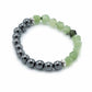 Faceted Gemstone Bracelet - Magnetic Jade - Luna Panther