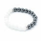 Faceted Gemstone Bracelet - Magnetic Rock Quartz - Luna Panther