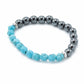 Faceted Gemstone Bracelet - Magnetic Turquoise - Luna Panther